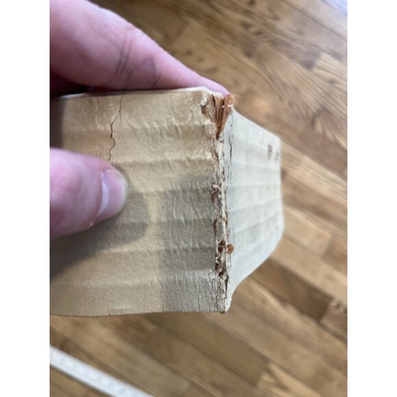 Iconic Vintage Chanel Metallic Gold Rectangle W/ Original Cloth Belt 70s Womens - Picture 7 of 16